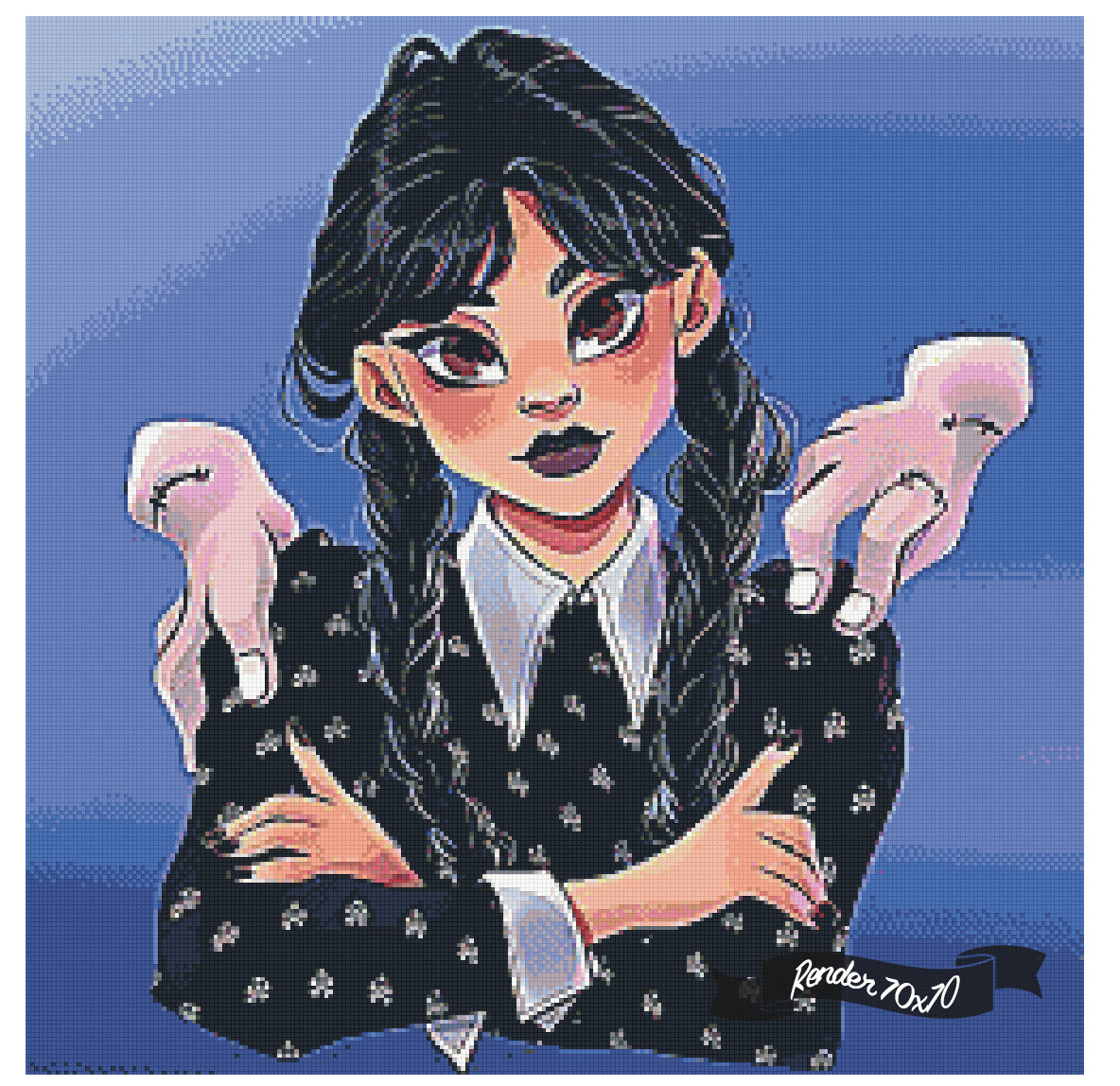 Wednesday Addams ©Levona Art