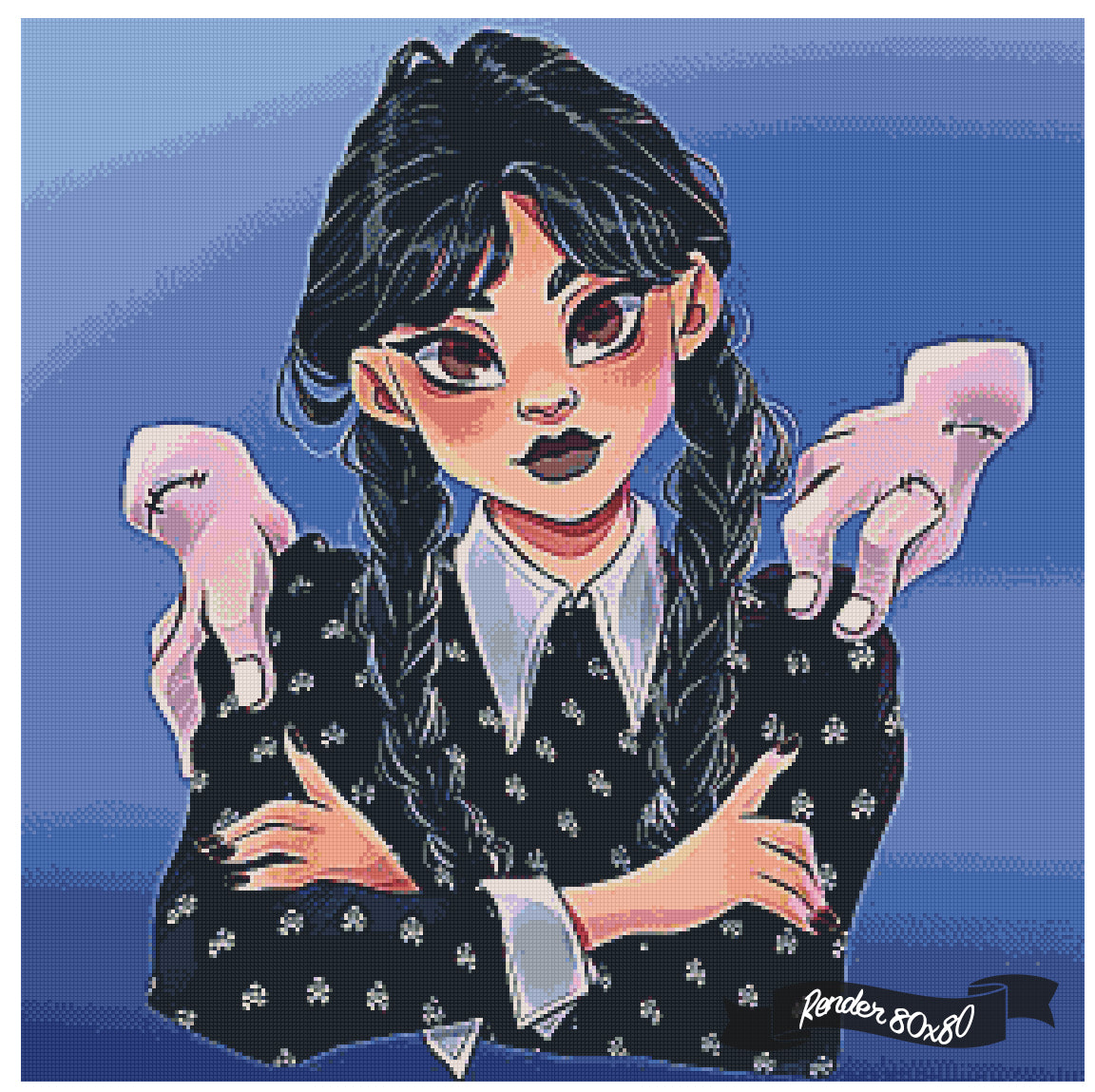 Wednesday Addams ©Levona Art