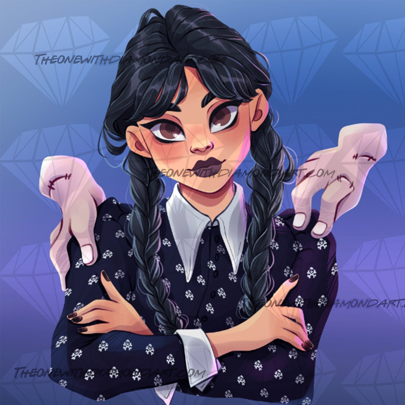 Wednesday Addams ©Levona Art