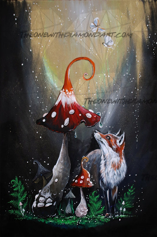 The Fox And The Mushroom ©Silvia Popescu