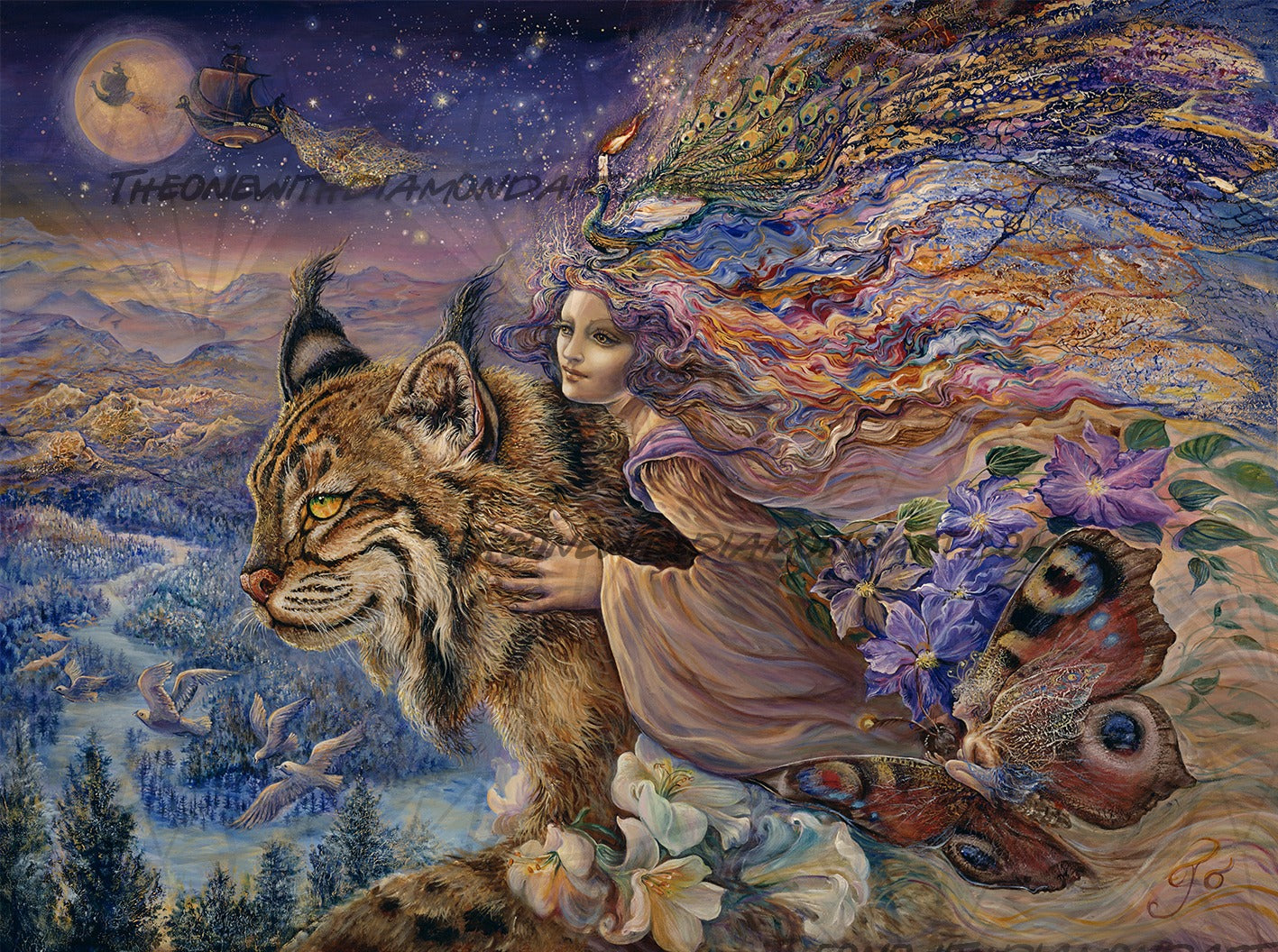 Flight Of The Lynx ©Josephine Wall