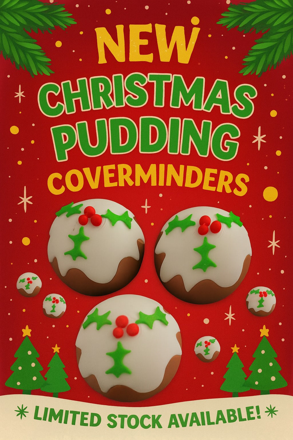 *Limited Edition* Christmas Pudding Coverminders