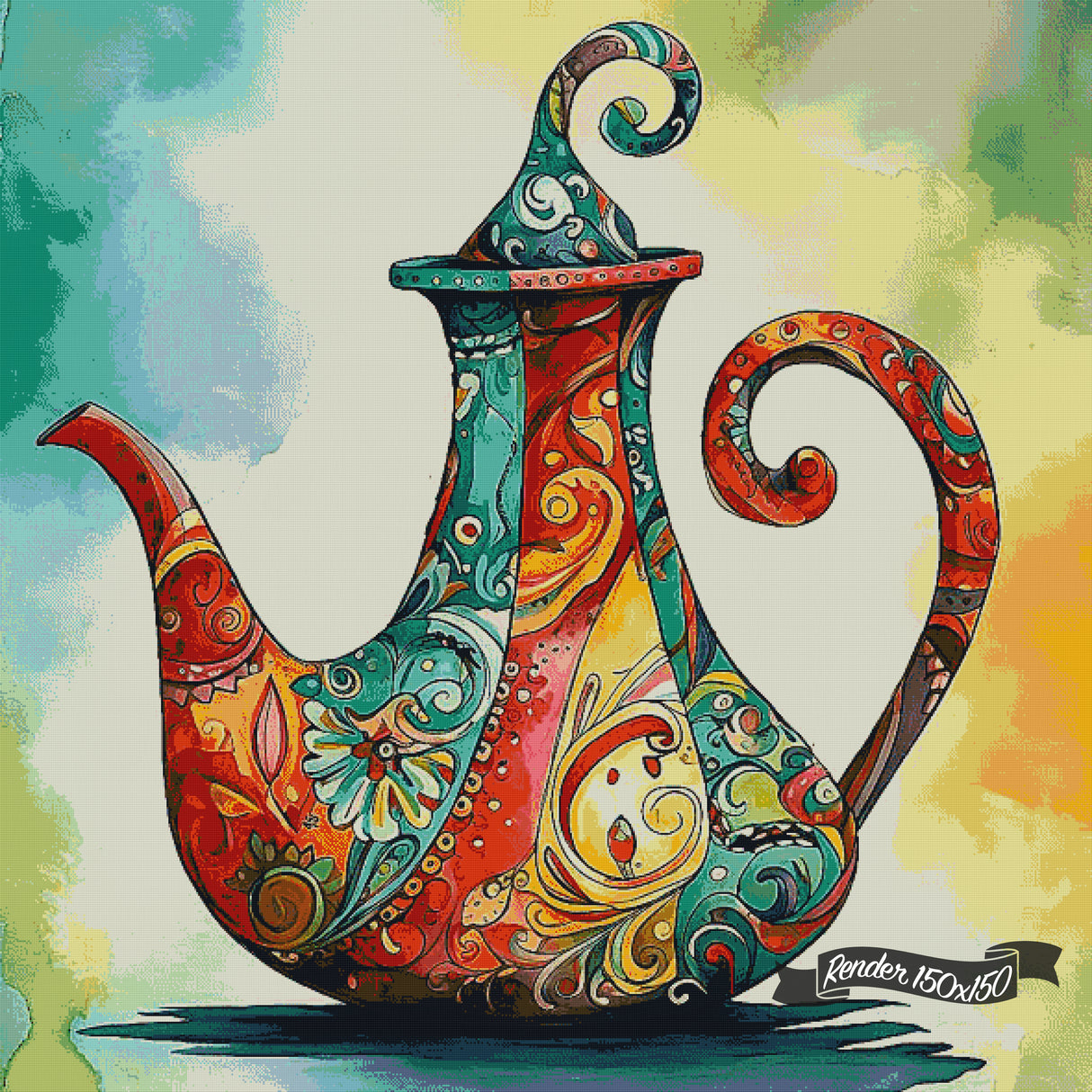 Whimsy Tea Time ©StacyDealArt