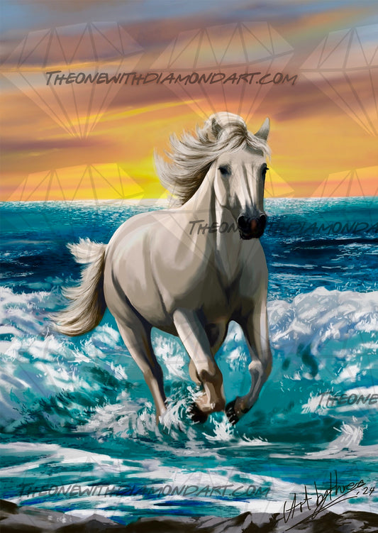 White Stallion ©ArtByThree