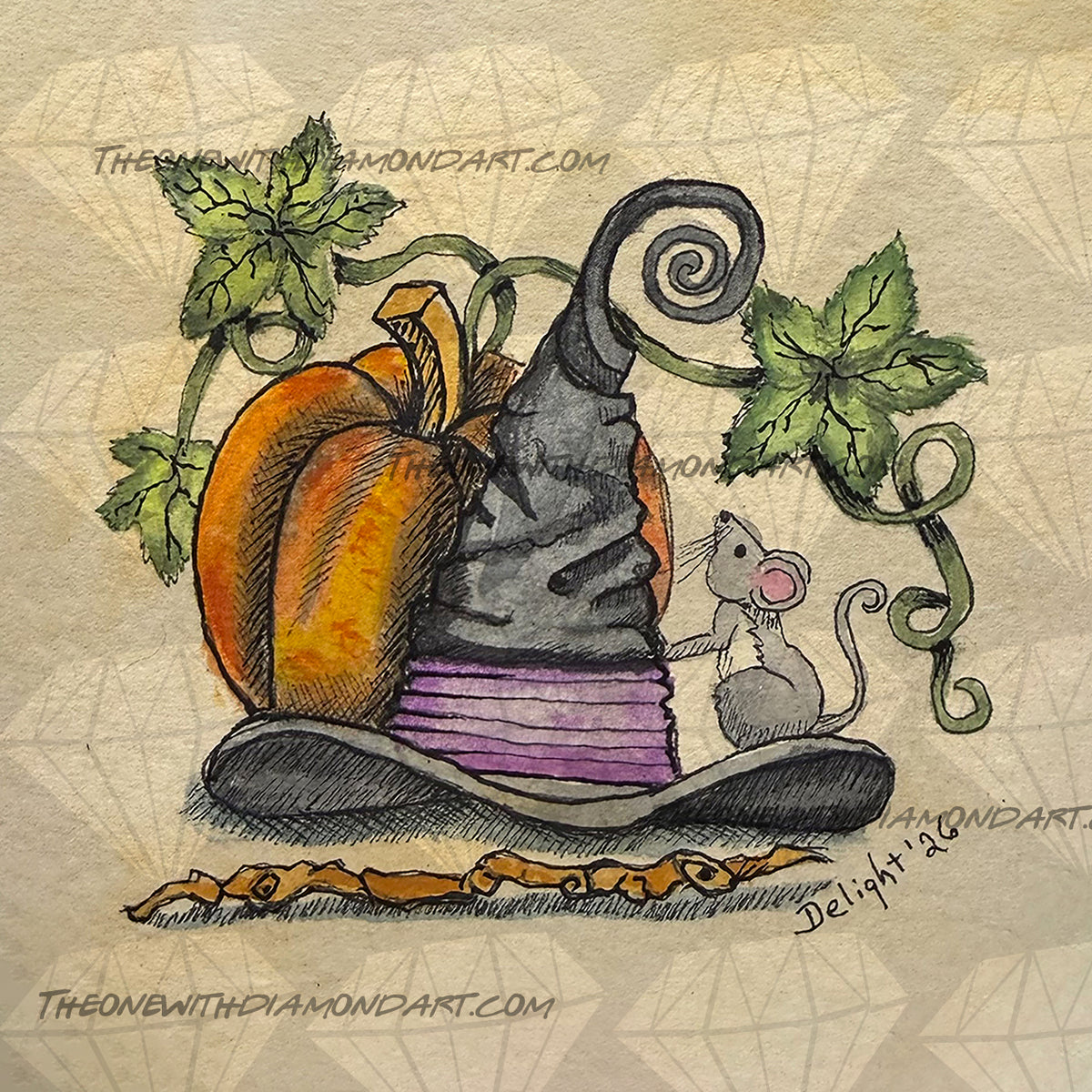 Witches Autumn Hat ©Delights Fantasy Art
