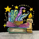 Witches Book Hat ©Delights Fantasy Art