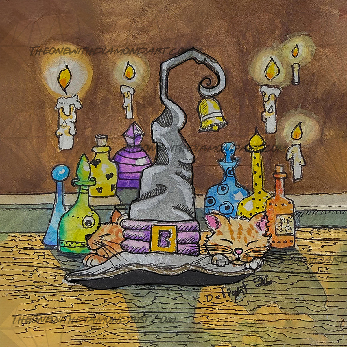 Witches Potion Hat ©Delights Fantasy Art