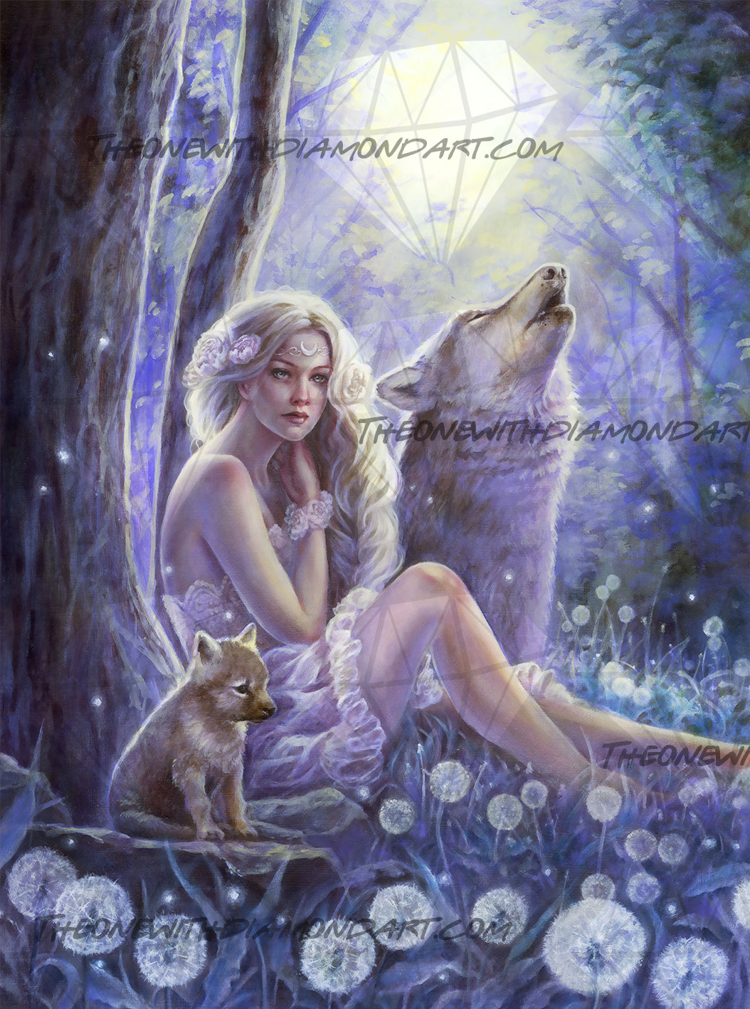 *Hand-Rendered* Wolf Princess ©Selina Fenech
