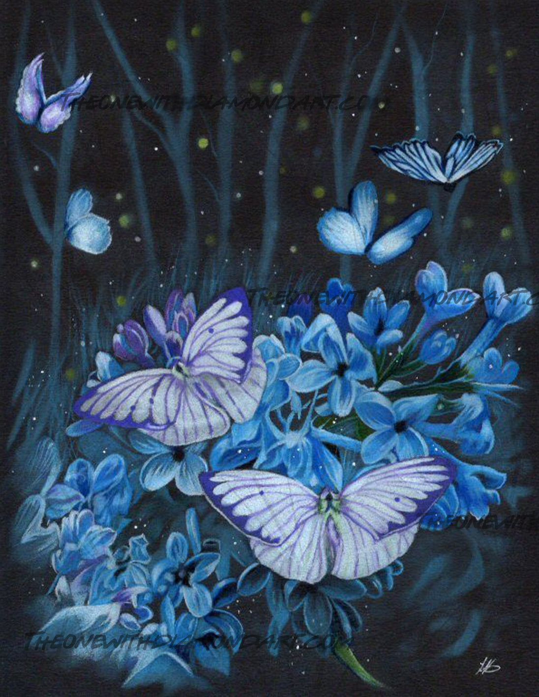 Woodland Butterflies ©Katerina Art