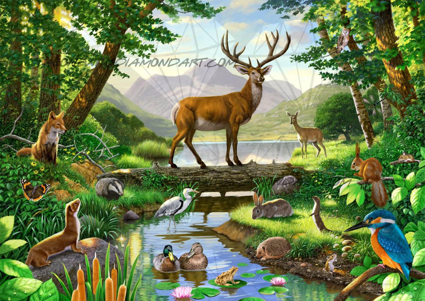 Woodland Harmony ©Chris Hiett. Licensed by MGL, www.mglart.com