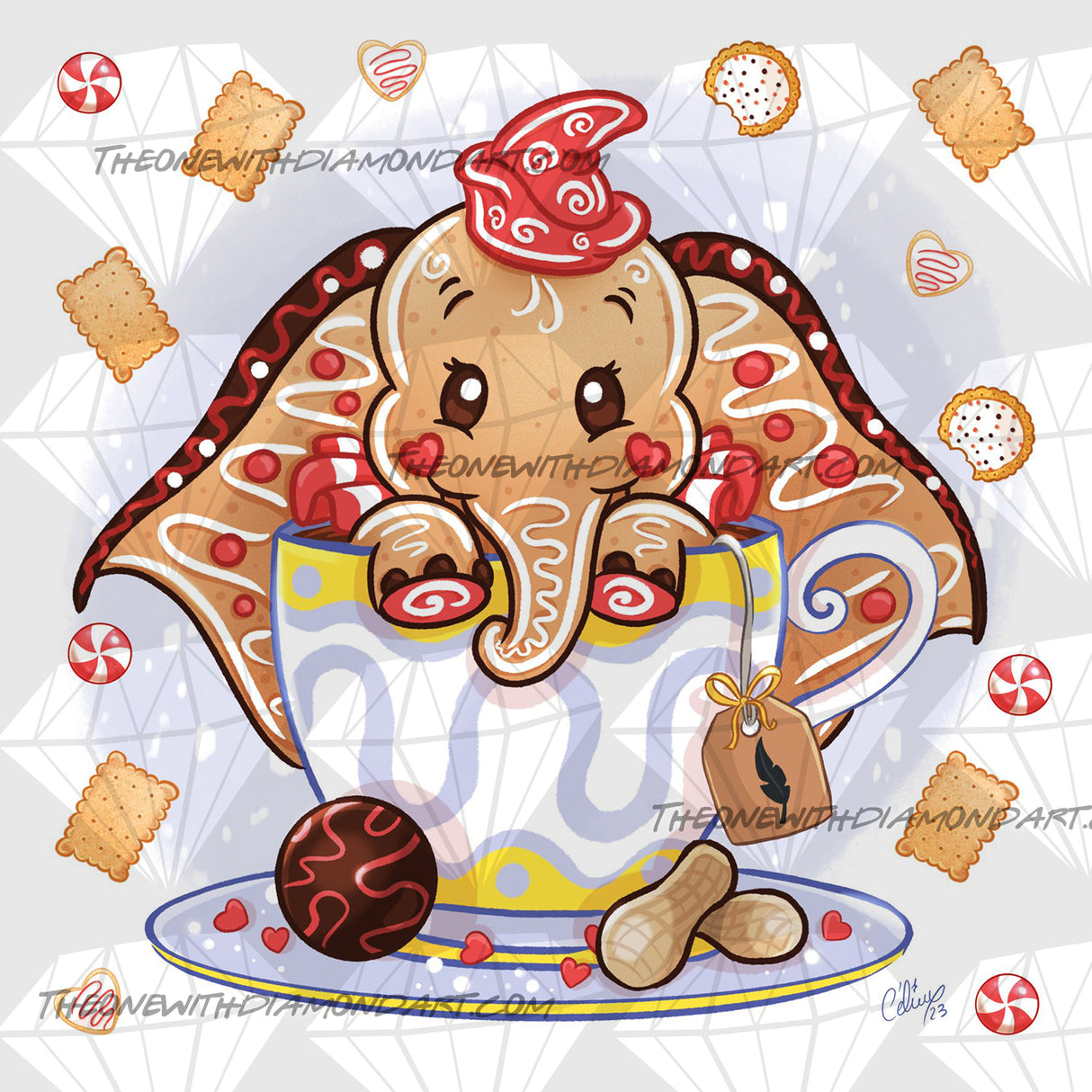 Xmas Gingerbread - Dumbo ©Céline Lecomte