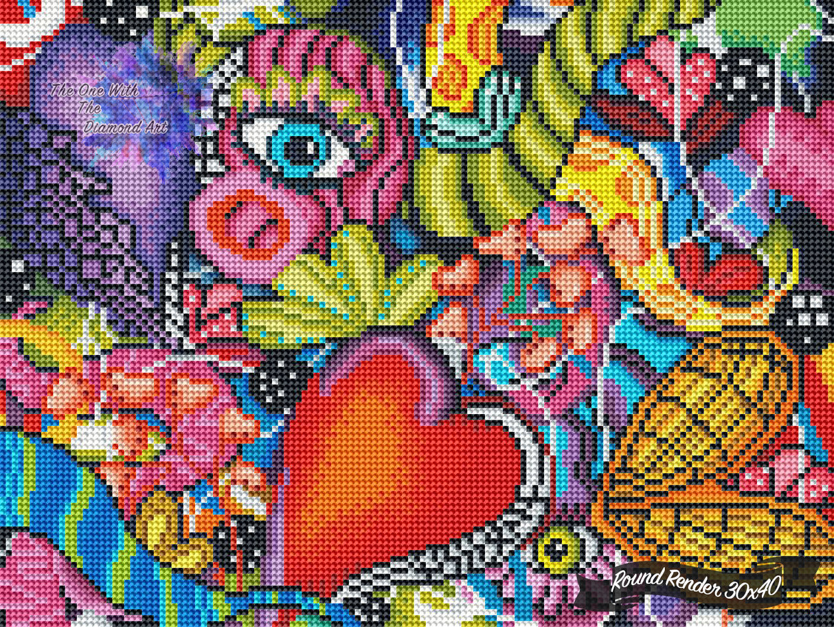 *Hand-Rendered* Eye Love You More ©RomantzArt