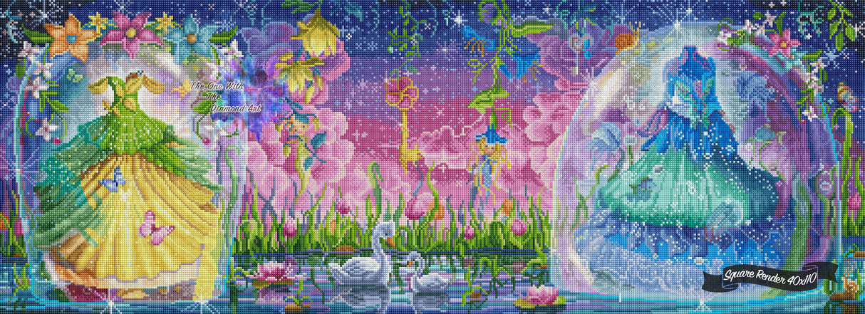 *Hand-Rendered* Magical Pond ©Jenoviya Art