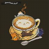 *Hand-Rendered* Latte Cat ©Tobe Fonseca Studios