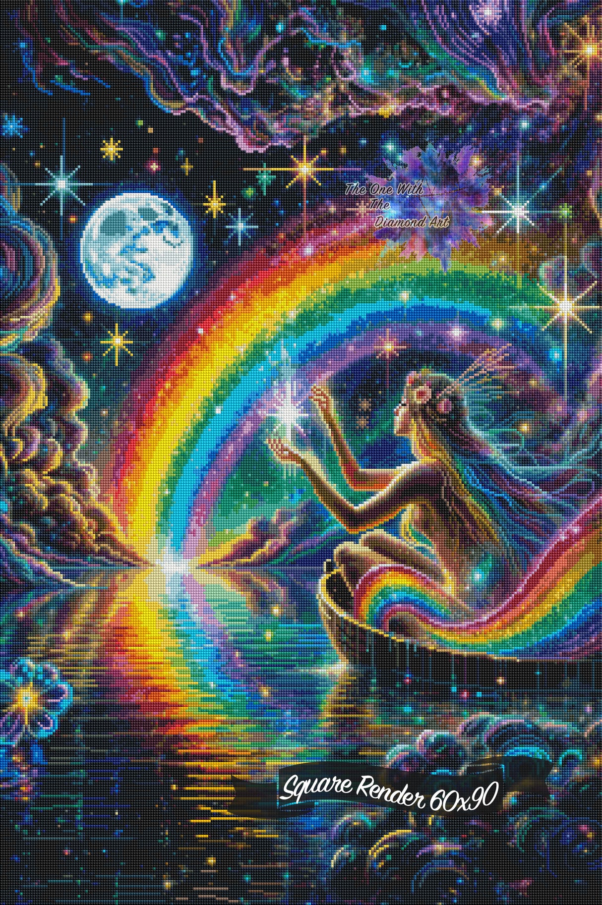 *Hand-Rendered* Moon Boat ©Spirit Of The Rainbow / GratefulLicensing.com