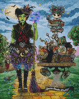 *Hand-Rendered* The Wicked Witch Of The West ©Cheryl Baker Licensed by SCCS, Inc.