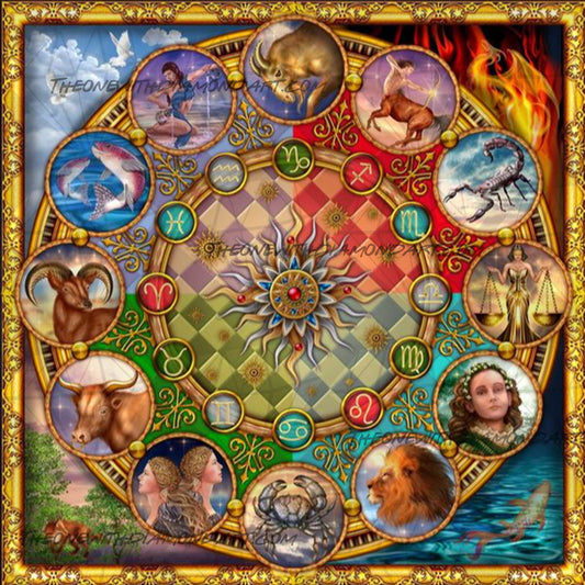 Zodiac Mandala ©Ciro Marchetti. Licensed by MGL, www.mglart.com