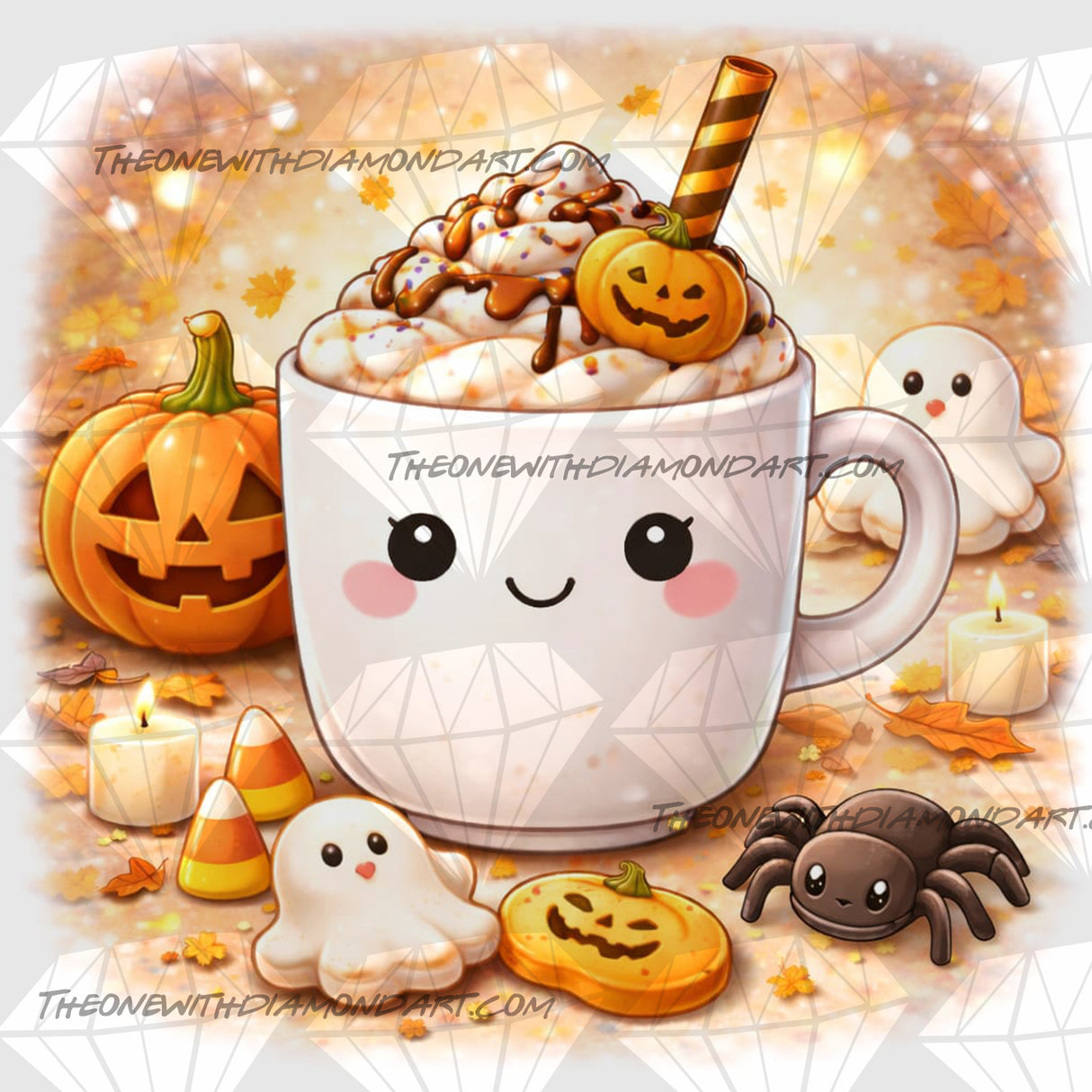 Cozy Cups - October ©The One With The Diamond Art
