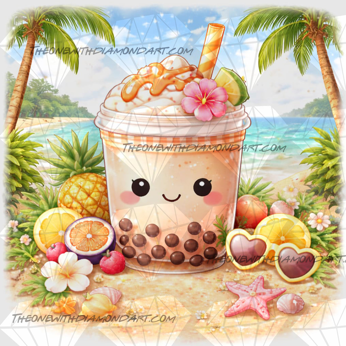 Cozy Cups - August ©The One With The Diamond Art