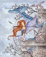 *Hand-Rendered* Dragons & Dragonflies ©Amy Brown