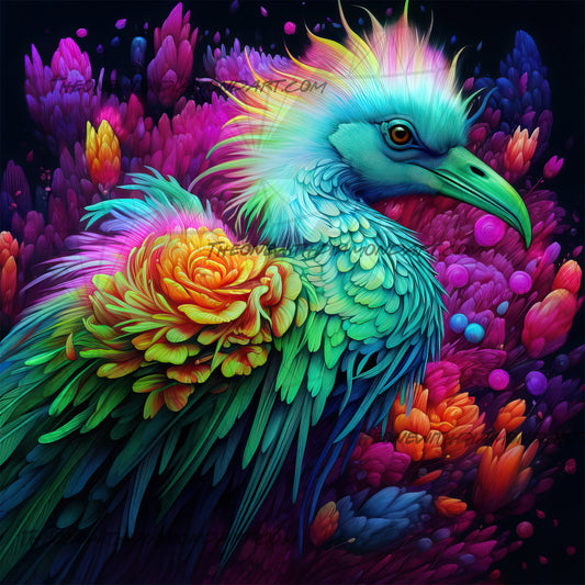 Feathery Rainbow ©Laura @cocomarshmallow_art