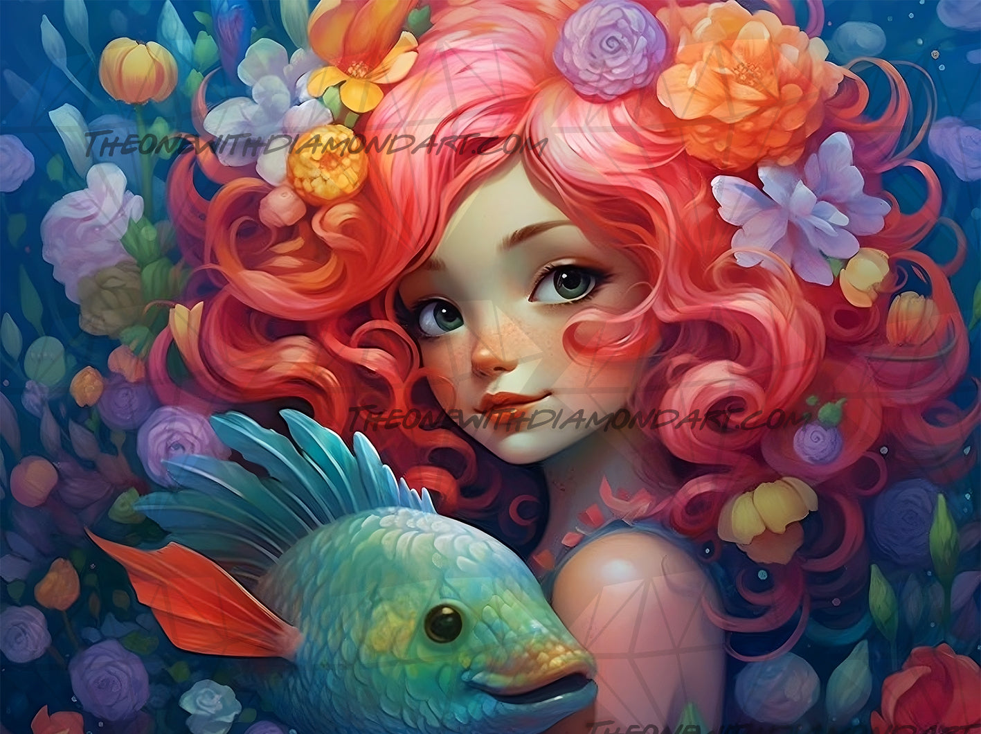 Fishy Friends ©finira – The One With The Diamond Art