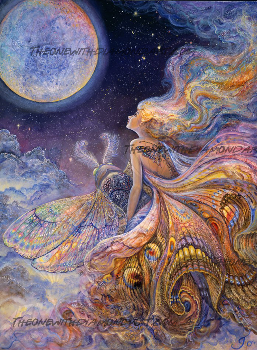 *Paint By Numbers* Fly Me To The Moon ©Josephine Wall