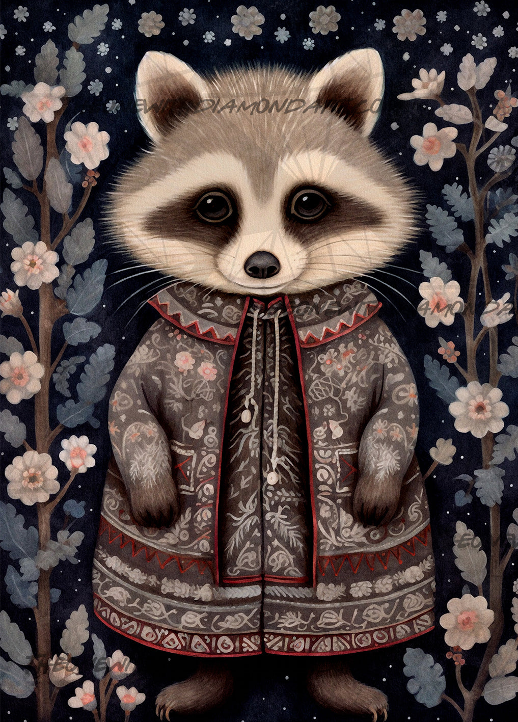 Folk Art - Raccoon