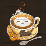 *Hand-Rendered* Latte Cat ©Tobe Fonseca Studios