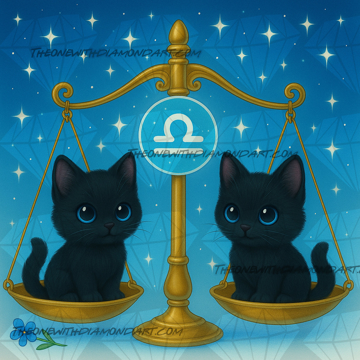 Libra Kitten ©The One With The Diamond Art