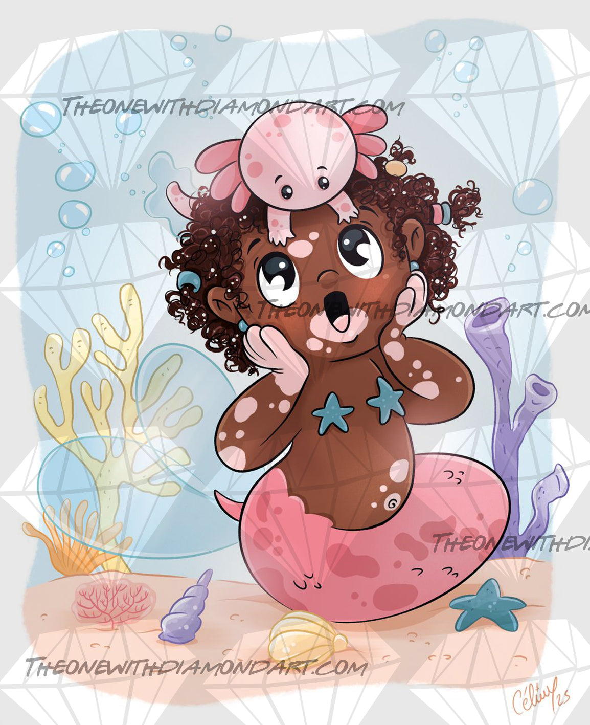Axolotl Mermay ©Céline Lecomte
