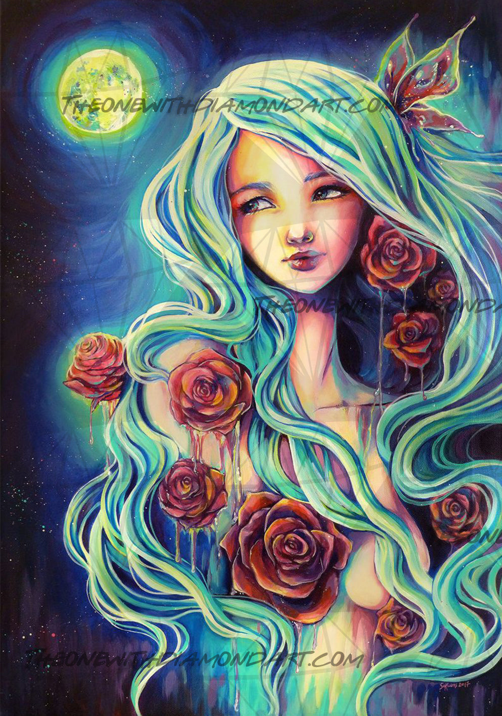 *Hand-Rendered* Moonlight ©Emilie Jarrige