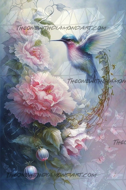 Blossoms and Hummingbirds ©Morgana Fantasy AI