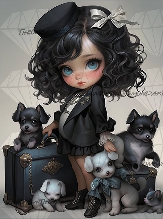 A Girl And Her House Guests ©Morgana Fantasy AI