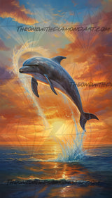Swimming In The Sunset ©Morgana Fantasy AI