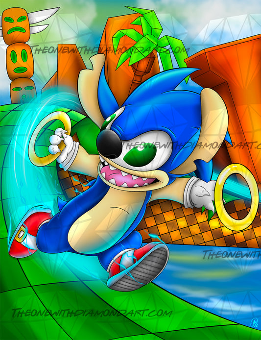 Speedy Hedgehog ©EricsArtVerse