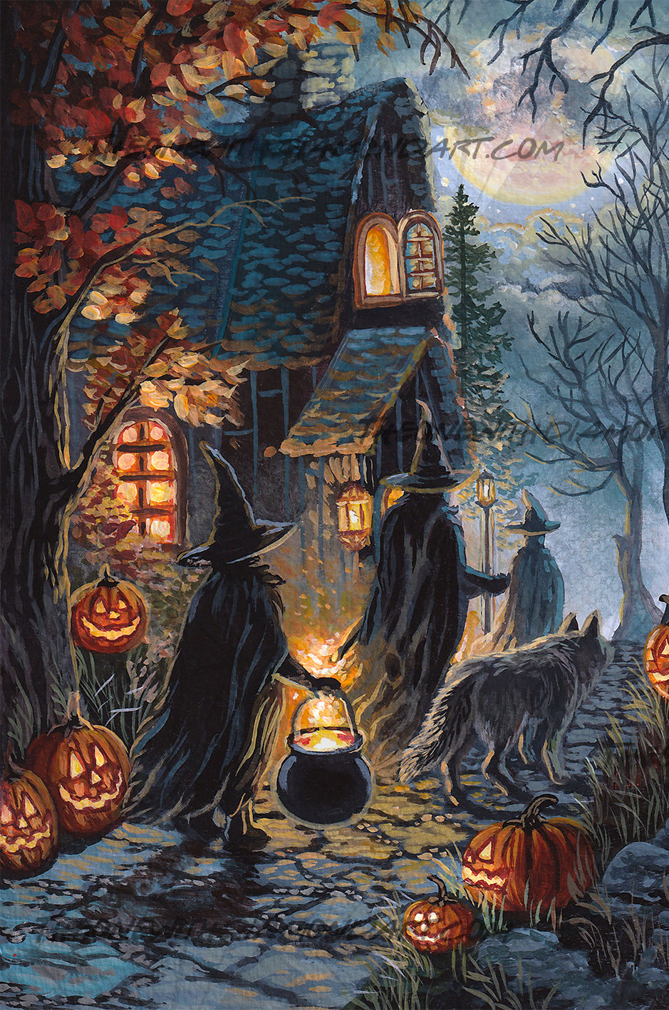 *Hand-Rendered* Three Witches ©Dakota Daetwiler