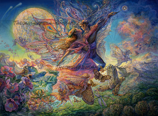 65x90cm Titania and Oberon ©Josephine Wall (Round + ABs)