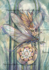 *Hand-Rendered* Dragonfly Fairy ©Jody Bergsma. Licensed by MGL, www.mglart.com