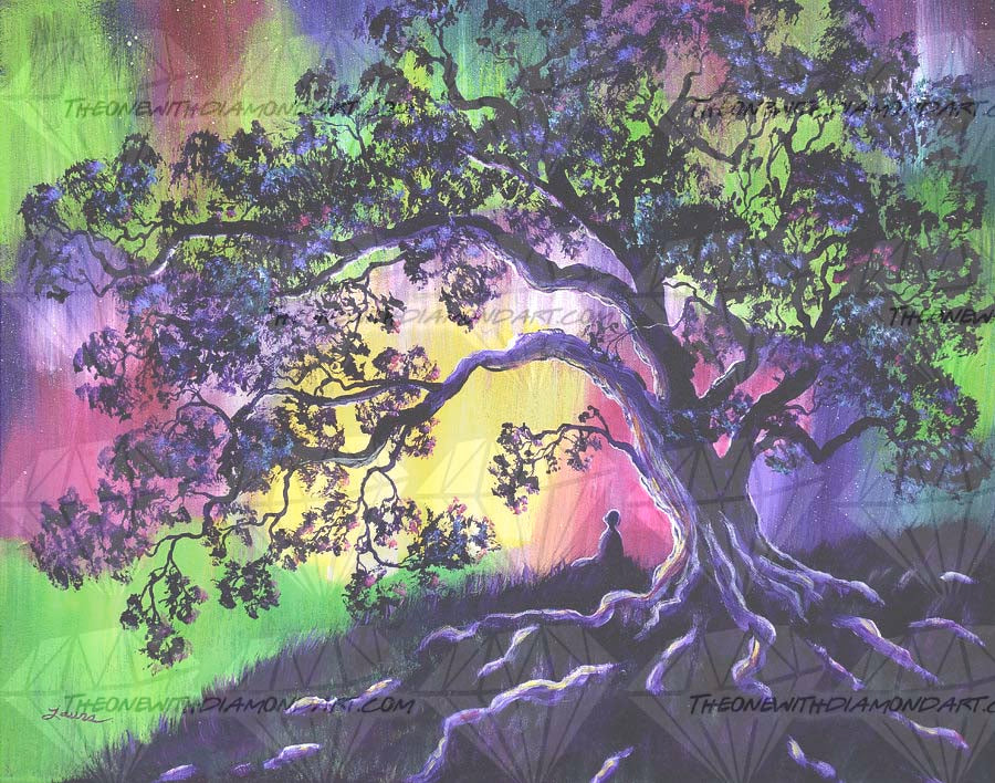 Aurora Borealis Tree Of Life ©Laura Milnor Iverson