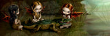 Befriending An Alligator ©Jasmine Becket-Griffith
