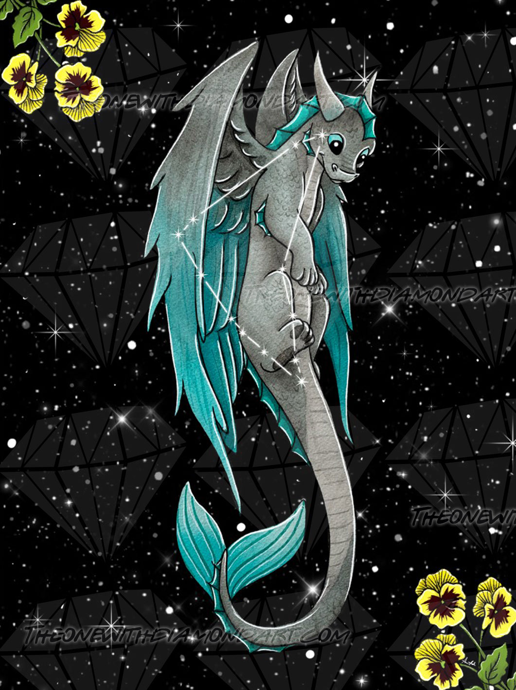 Capricorn Dragon ©Parente Illustration