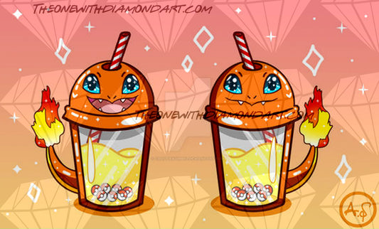 Charmander Boba ©Aaliyah@CraftieNymphs