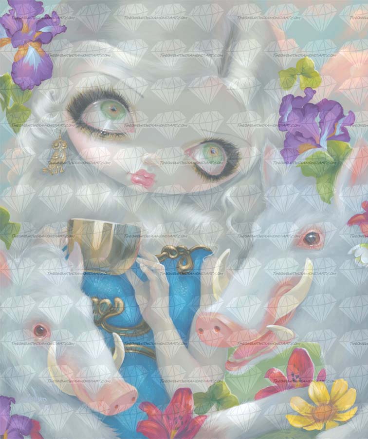 Circe And The Swine ©Jasmine Becket-Griffith