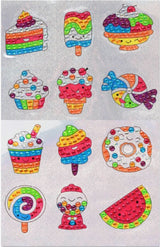 Crystal Sweet Treats Stickers