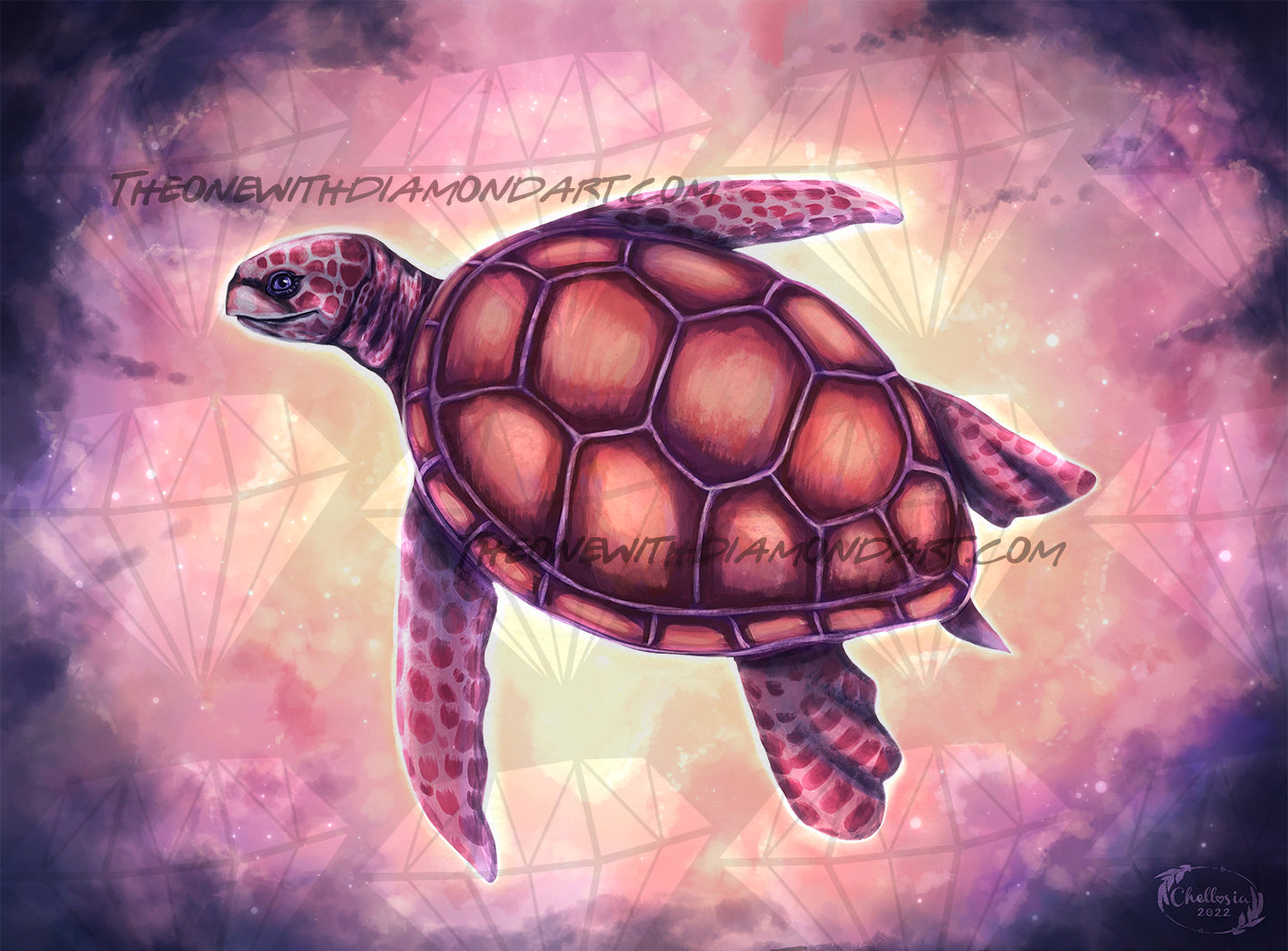 Dreamscape Turtle ©Chellosia