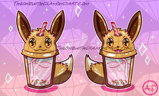 Eevee Boba ©Aaliyah@CraftieNymphs