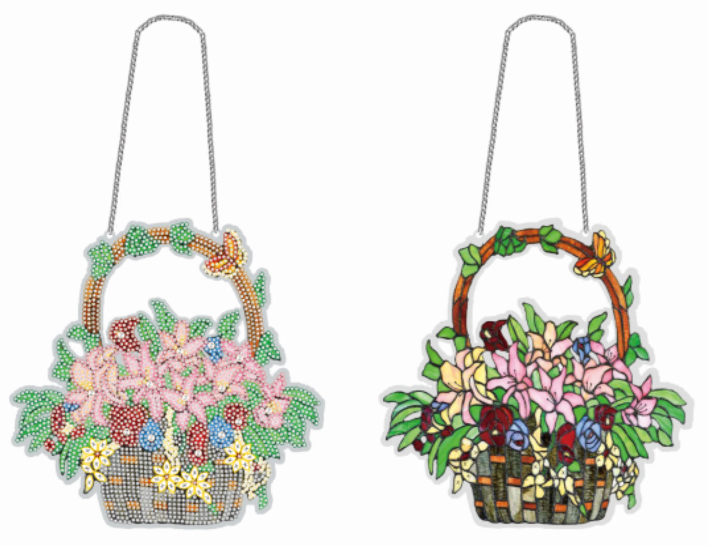 Flower Basket Suncatcher