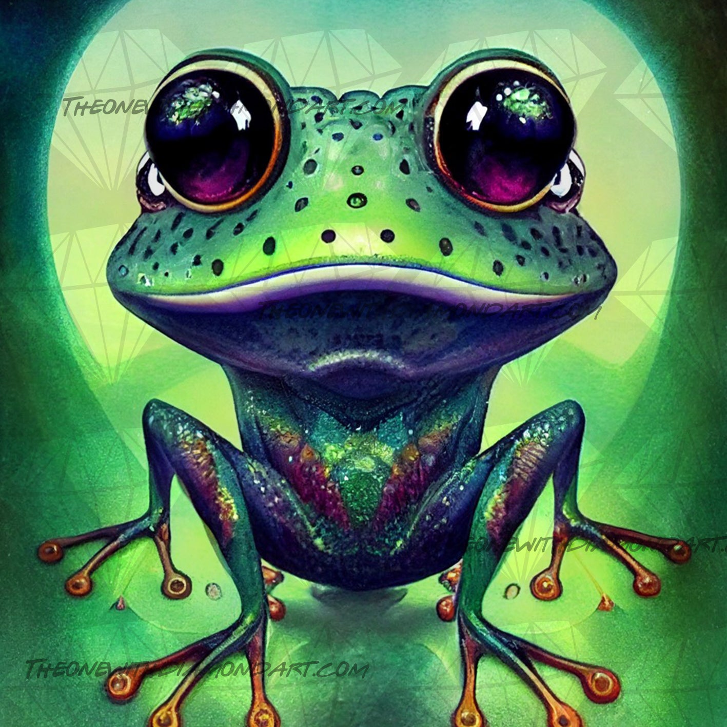 Cosmo The Wonder Frog ©Hannah @ IterationsCrafts