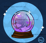 Inktober - Crystal Ball ©Aaliyah @ Craftie Nymphs